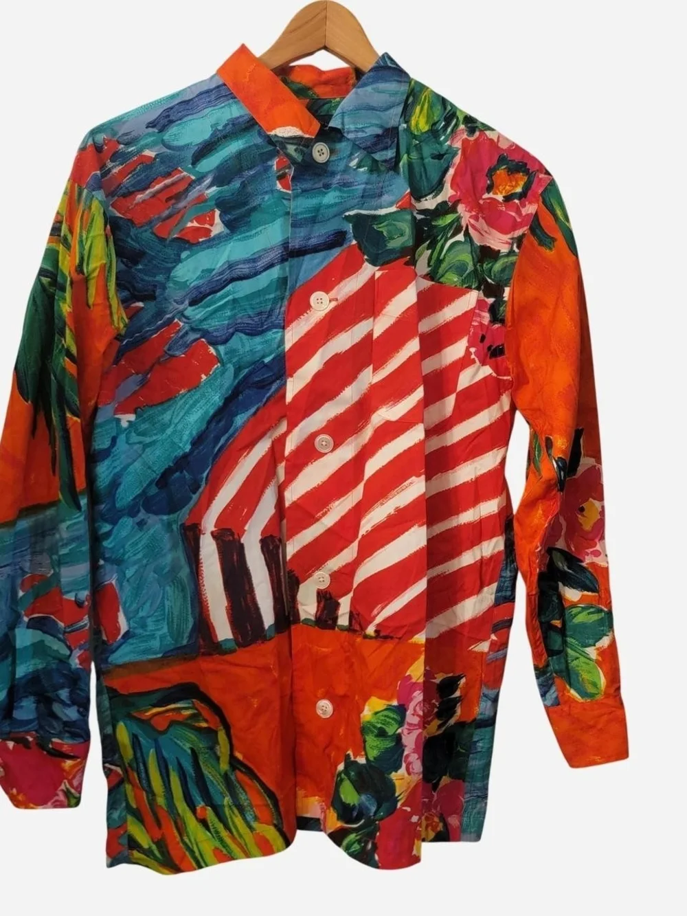 Polo by Ralph Lauren Multicolor Floral & Stripe Button-Down Shirt